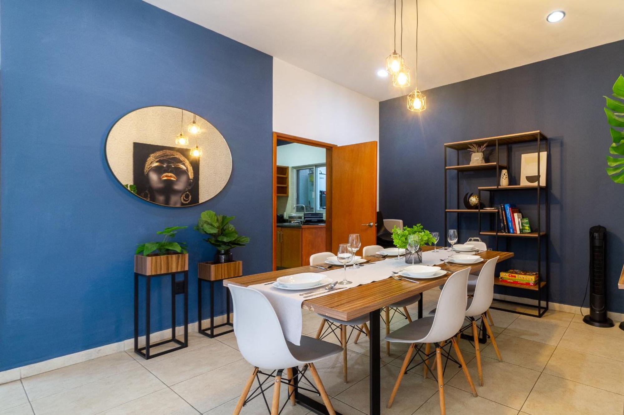 瓜达拉哈拉Casa Azul Turquesa Excelente Ubicacion Facturamos别墅 外观 照片