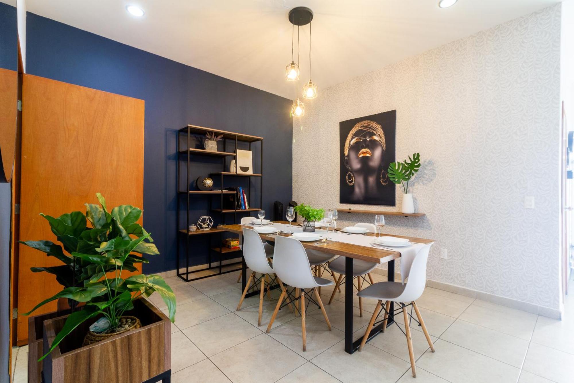 瓜达拉哈拉Casa Azul Turquesa Excelente Ubicacion Facturamos别墅 外观 照片